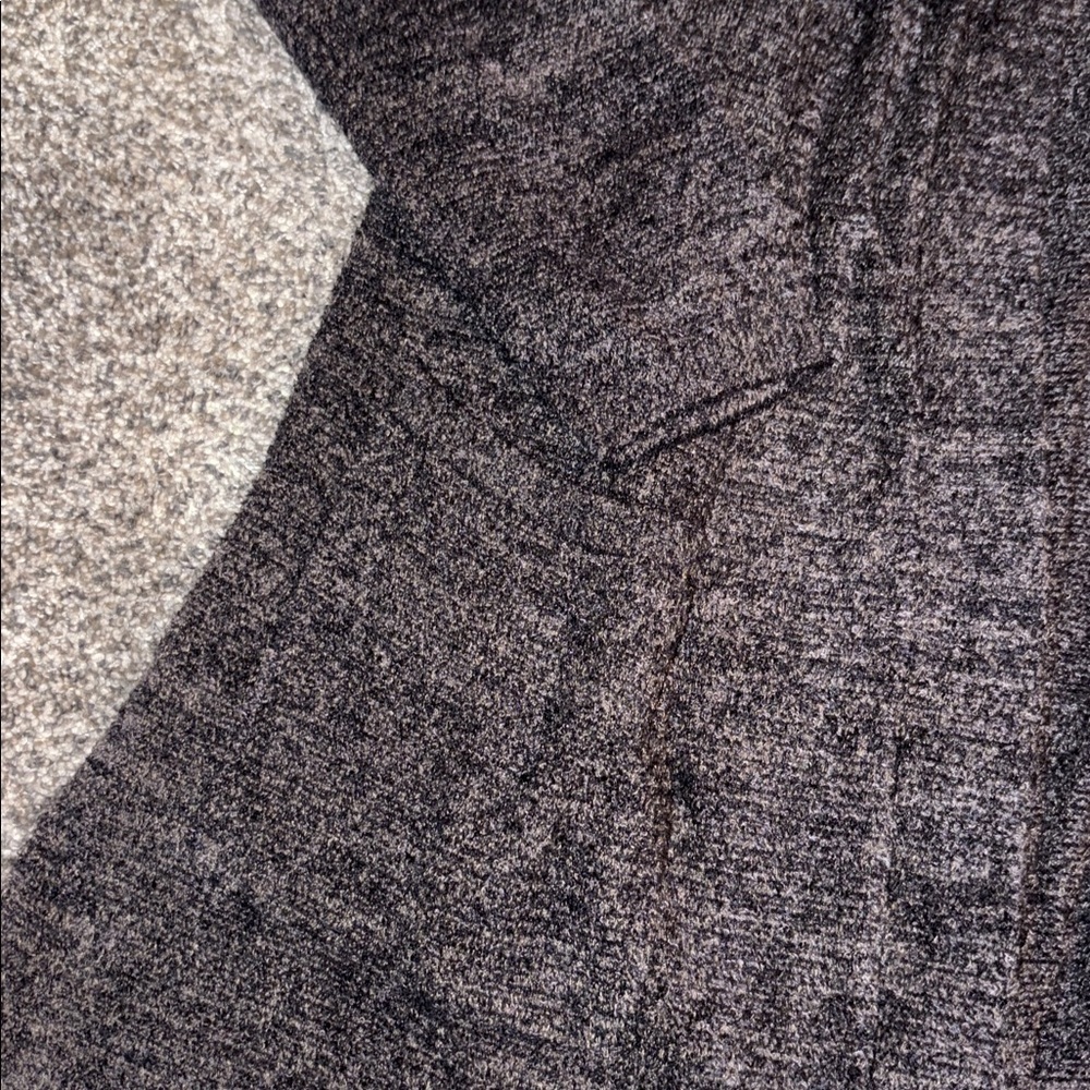 Barefoot Dreams CozyChic Lite Resort Cardi in Black/Graphite - Picture 3 of 7